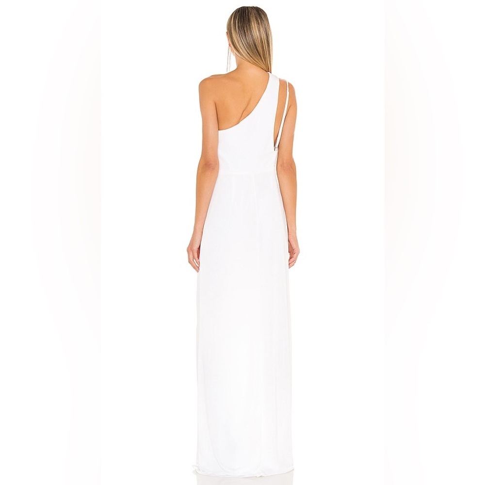 NWT Katie May X REVOLVE A Cut Above Gown Maxi Dress Ivory White Small - Picture 3 of 6
